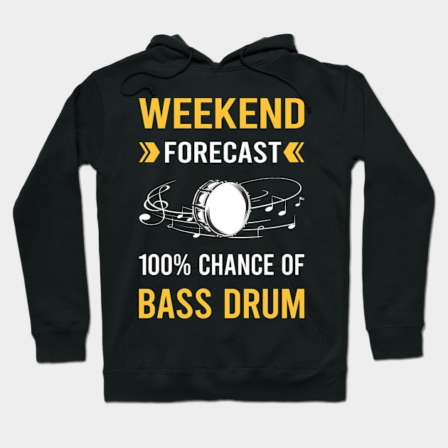 Weekend Forecast Bass Drum Hoodie by Bourguignon Aror